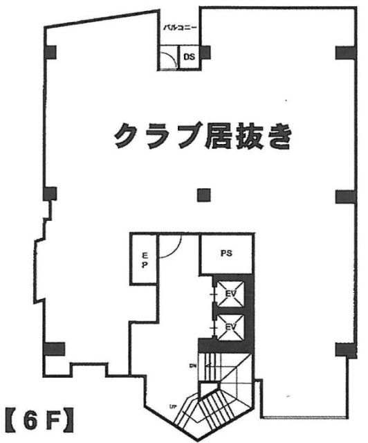 三経59ビル6F 間取り図