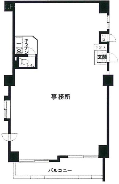 コスモ桜木町グランポール1F 間取り図