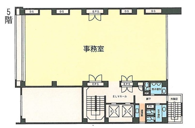 新橋六丁目(フロンテック新橋スタジオ)ビル5F 間取り図