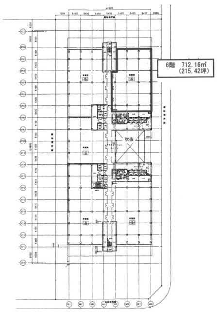 東京ファッションタウン(TFTビル西館)6F 間取り図