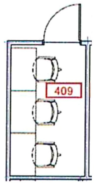 GYB秋葉原(秋葉原南ビジネスセンター)409 間取り図