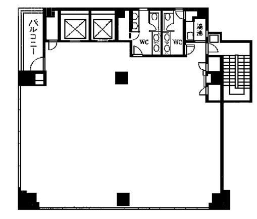 VORT浜松町Ⅱ6F 間取り図