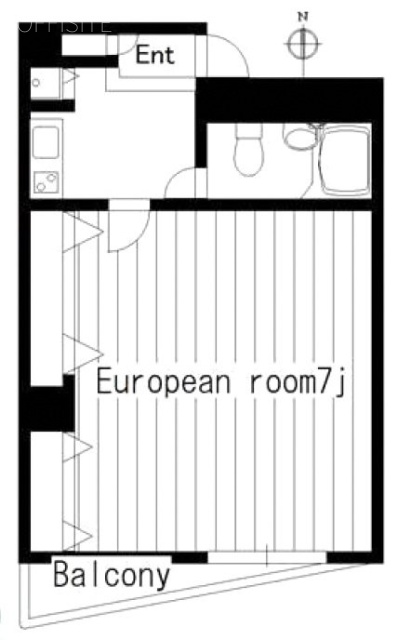 ナチュラルスクエアビル501 間取り図