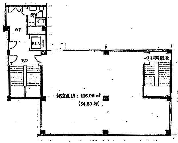 さたけビル301 間取り図