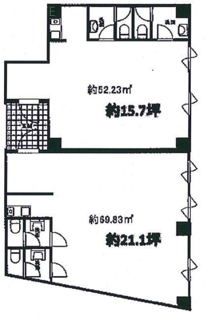 メゾンドヴィレ赤坂ビルB 間取り図