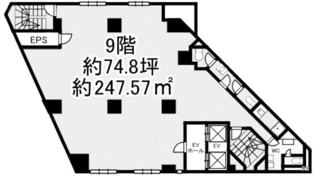 アサミビル9F 間取り図