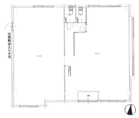 櫻井ビル1F 間取り図