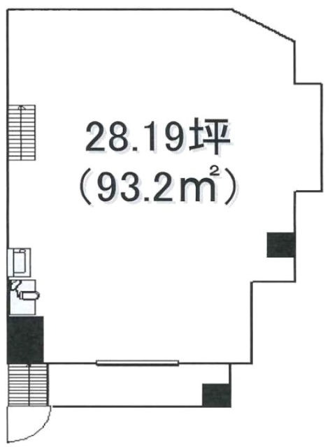 ヤオキン第三ビル1F 間取り図