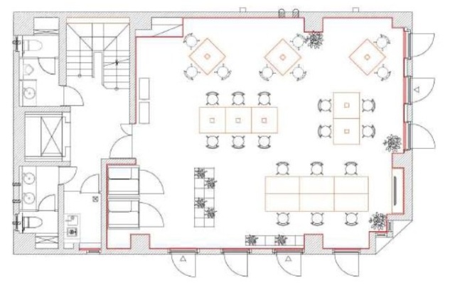 U square 高田馬場3F 間取り図