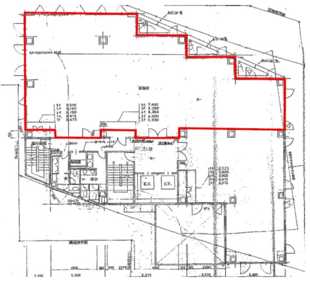 高田馬場看山ビル6F 間取り図