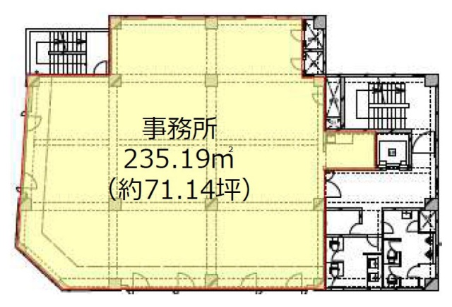 ザ・パークレックス人形町3F 間取り図