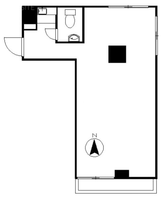 新宿ユニオンビル403 間取り図