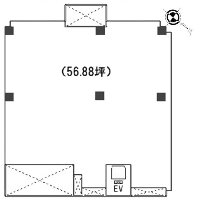 西武プラザビル6F 間取り図