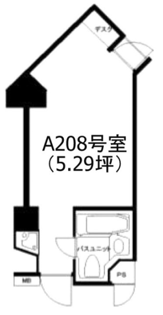 VILLA MODERNA(ビラ・モデルナ)A208 間取り図