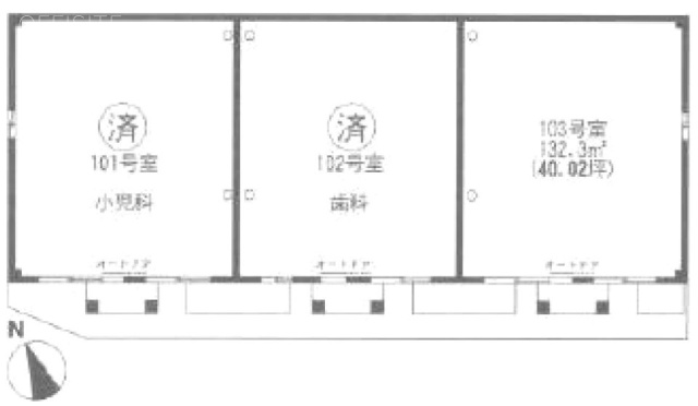 高津医療モールビル103 間取り図