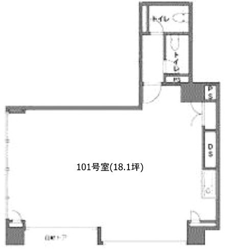 エスポワール新橋101 間取り図