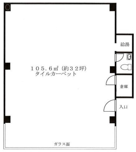 HAGINOビル1F 間取り図