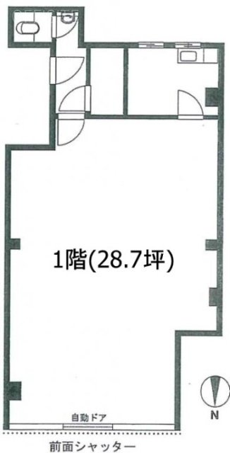 小松ビル1F 間取り図