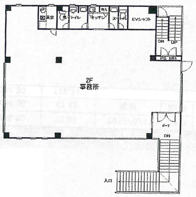 プレム南青山ビル2F 間取り図