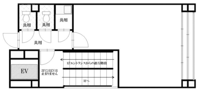 御苑イキビル201 間取り図