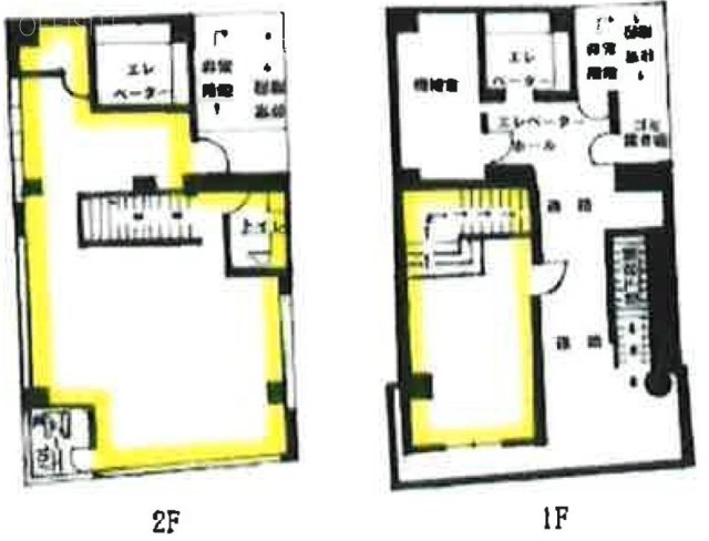 トップ池袋ビル1F~2F 間取り図