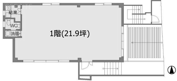 東都ビル1F 間取り図