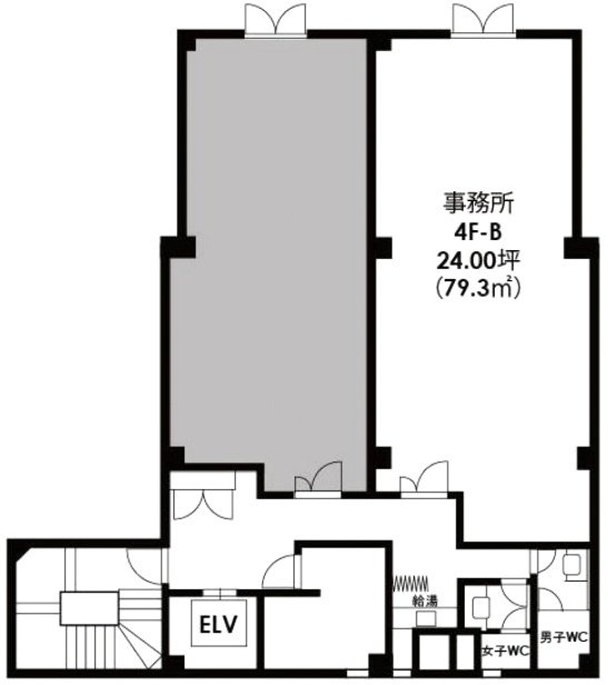 ホアリーナビルB 間取り図