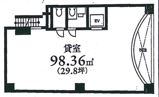 SBH青山通りビル2F 間取り図