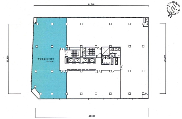 ワカ末ビル9F 間取り図