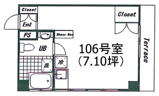 ブルーハイツ106 間取り図