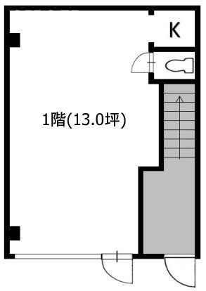 小川ビル1F 間取り図