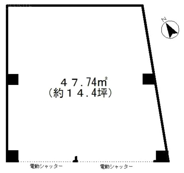 阿波屋ビル1F 間取り図