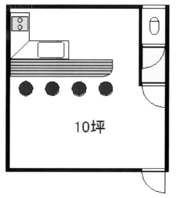 手塚ビル2F 間取り図