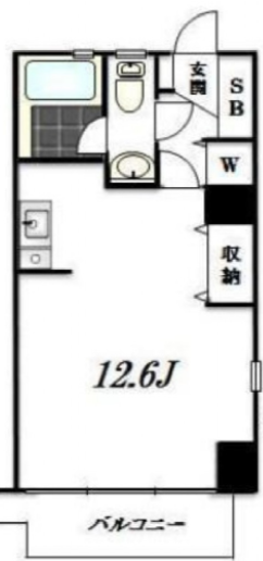 アファン南青山403 間取り図