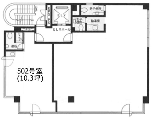 EXOS恵比寿502 間取り図