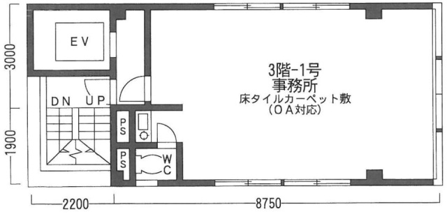 ISOビル3F 間取り図