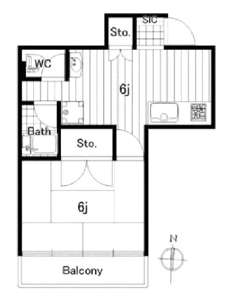 矢崎ビル402 間取り図