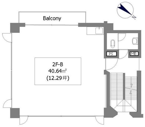 クリスタルスクエア代官山ビルB 間取り図