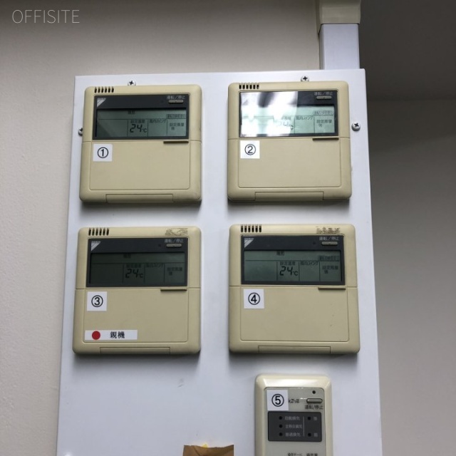 依田忠ビル 4階 50.99坪　4階 空調スイッチ