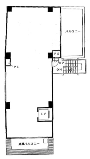 第51東京ビル6F 間取り図