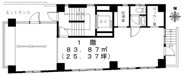 イースト中野ビル1F 間取り図