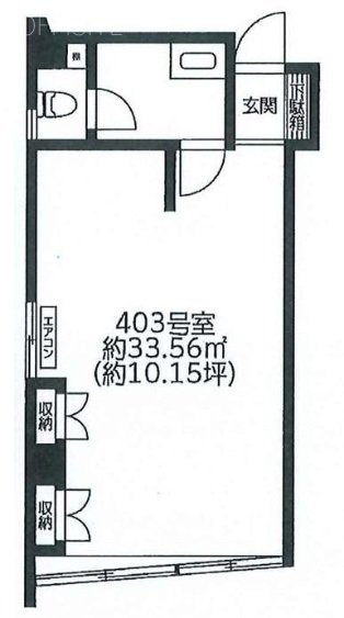 縄田ビル403 間取り図