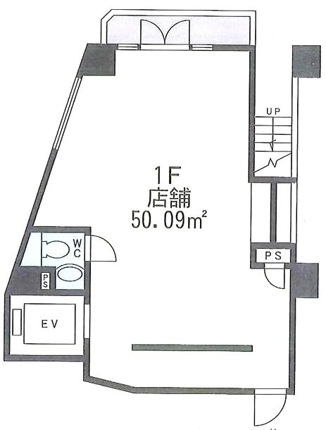 ウイング元住吉ビル1F 間取り図