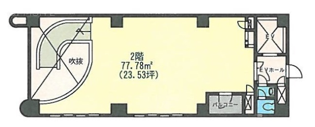Rei東日本橋ビル2F 間取り図