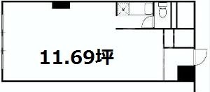 ニュー渋谷コーポラス404 間取り図