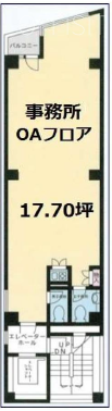 クリーン西新宿ビル4F 間取り図