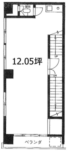 横山ビル2F 間取り図