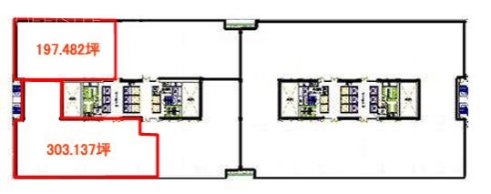 芝パークビルA館 間取り図