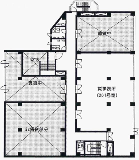 カーザビアンカビル201 間取り図