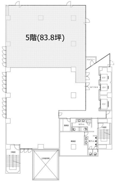 上野駅前ビル502 間取り図